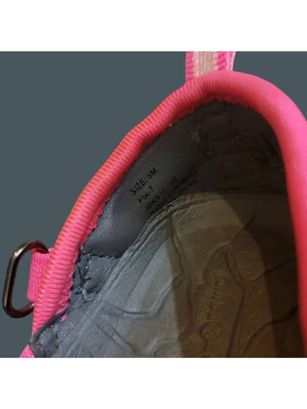 Jambu Sz 5 Infant / Baby Toddler Pink Summer Mary Jane Sneakers